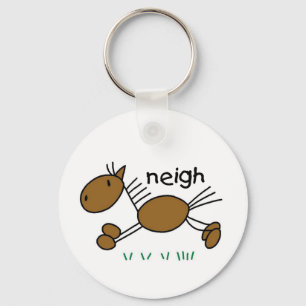 Chaveiro O cavalo diz o camiseta e os presentes do Neigh