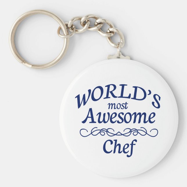 Chaveiro O Chef Mais Incrível do Mundo (Frente)