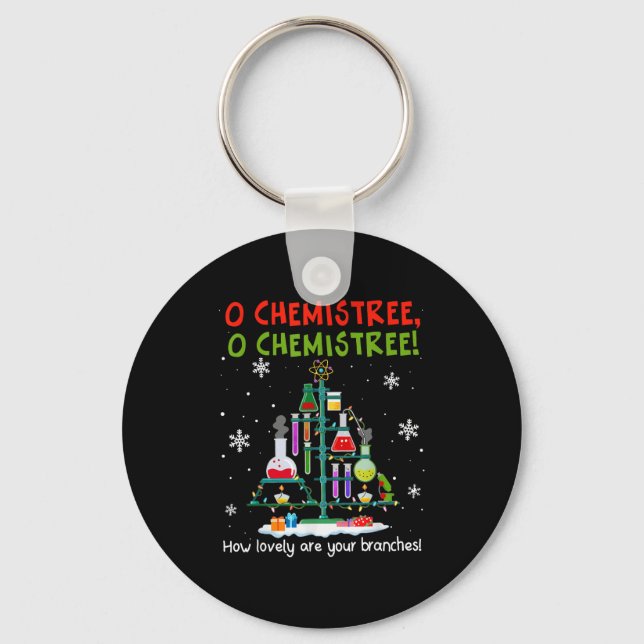 Chaveiro O Chemistree How Lovely Are Your Branches Teacher  (Frente)