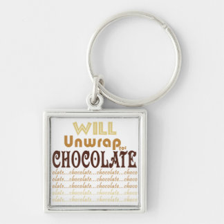 Chaveiro O chocolate desempacota