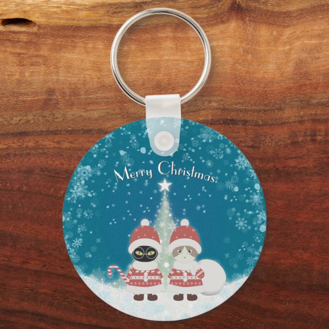 Chaveiro O Círculo Metálico de Poiluna de Natal (Frente)