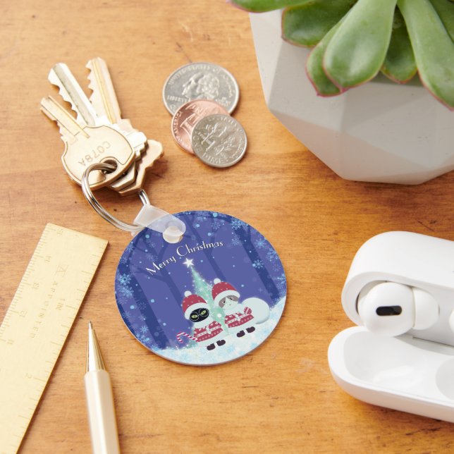 Chaveiro O Círculo Metálico de Poiluna de Natal (Mesa)