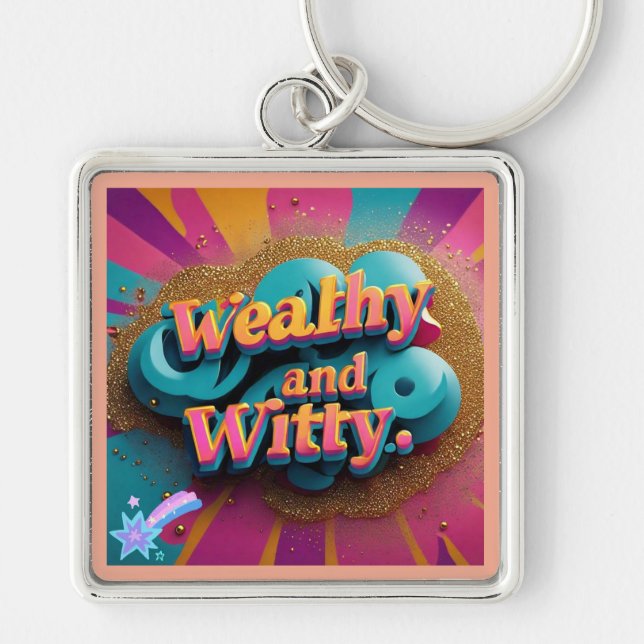 Chaveiro "O Clube de Risos de Luxo" (Frente)