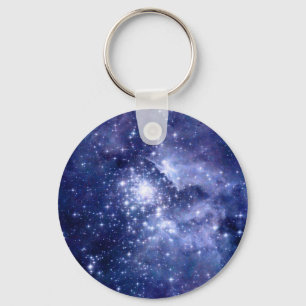 Chaveiro O cobalto sonha o universo do espaço das galáxia