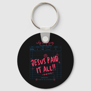 Chaveiro O Convidado Jesus Pagou Tudo Páscoa Dia C
