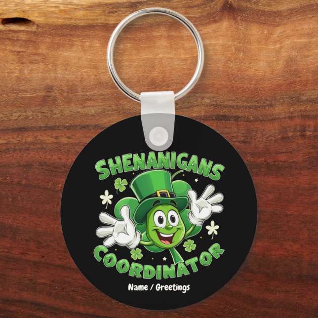 Chaveiro O Coordenador de Shenanigans Engraçados (Frente)