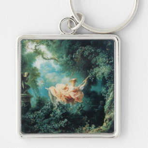 Chaveiro O cor-de-rosa verde SWING