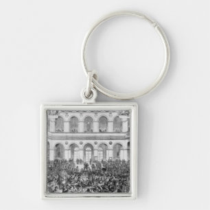 Chaveiro O "Corbeille" na bolsa de Paris, 1873