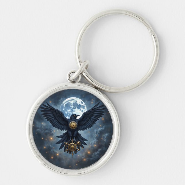 Chaveiro O Corvo Celestial.  (Frente)