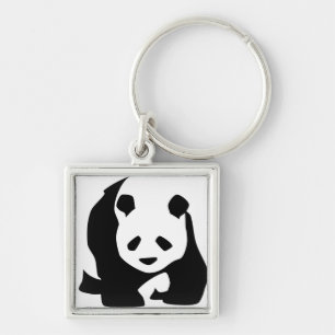 Chaveiro o costume dos ursos do urso de panda personaliza