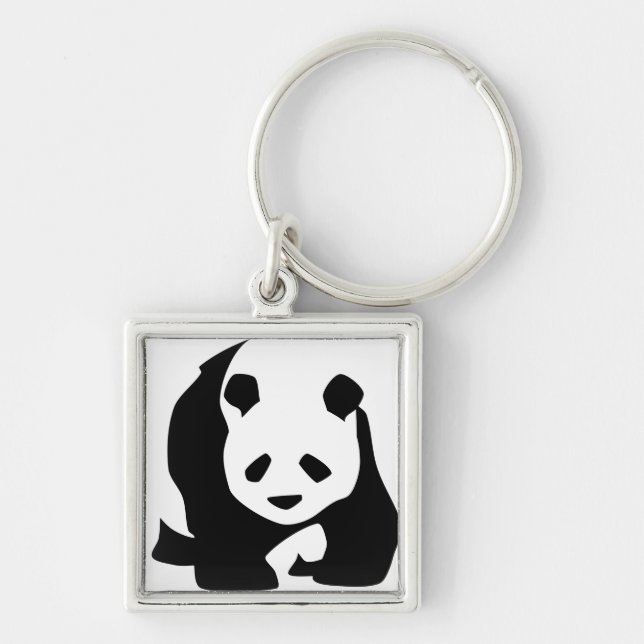 Chaveiro o costume dos ursos do urso de panda personaliza (Frente)