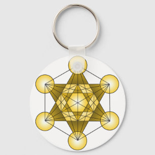 Chaveiro O cubo de Metatron
