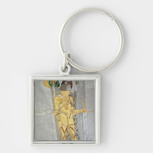 Chaveiro O detalhe do cavaleiro do friso de Beethoven (Frente)