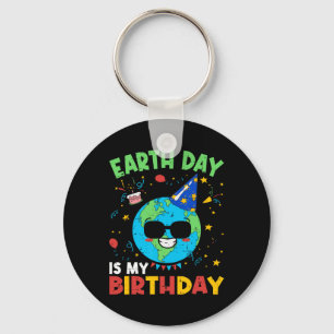 Chaveiro O Dia Da Terra É Meu Aniversário Engraçado Ambient
