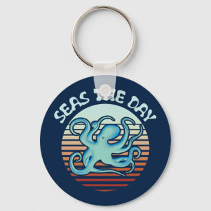 Chaveiro O Dia dos Mares Octopus de Summer Vibes