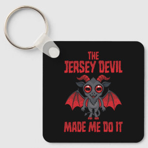 Chaveiro O Diabo de Jersey Me Fez Fazer Isso