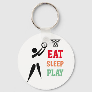Chaveiro O divertimento come o Keyring do Netball do jogo