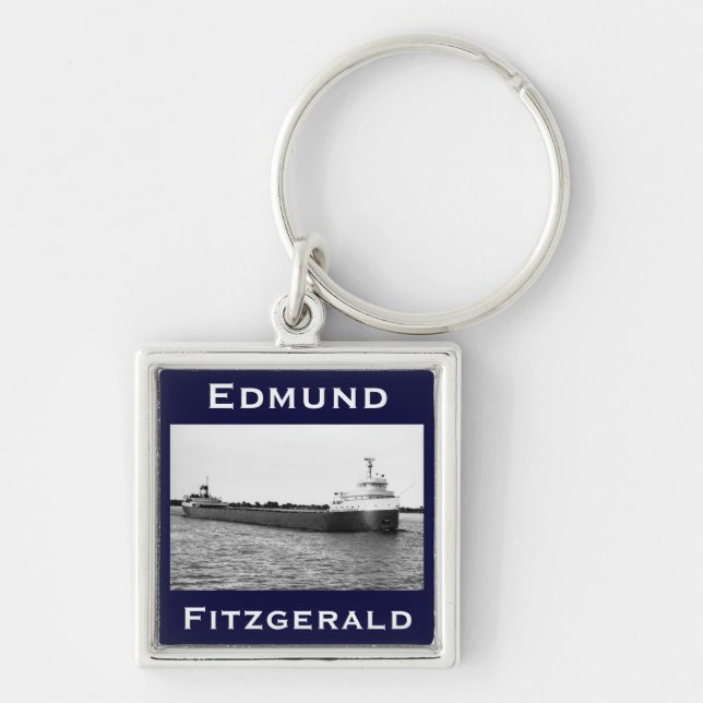 Chaveiro O Edmund Fitzgerald no rio do St. Clair (Frente)