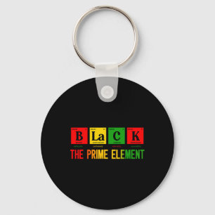 Chaveiro O Elemento Primo Preto Mês da História Negra Perío