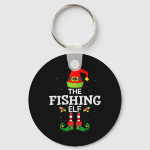 Chaveiro O Elfo da Pesca Natal Família Pijama Combinando