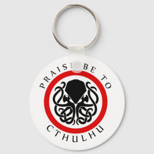Chaveiro O elogio seja a Cthulhu