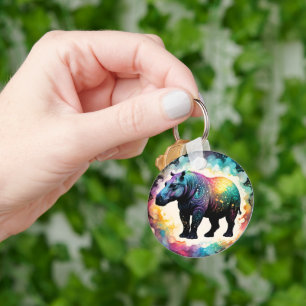 Chaveiro O Espectral Hippo: Uma Viagem Holográfica
