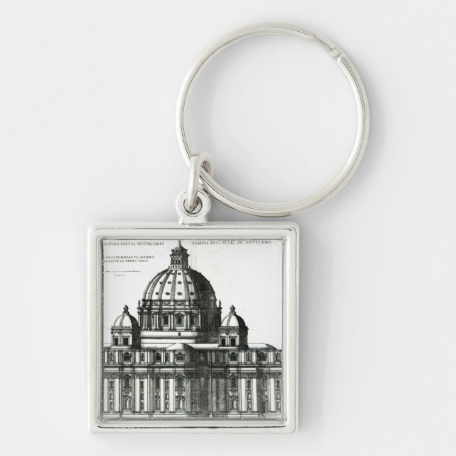 Chaveiro O exterior da basílica de St Peter em Roma (Frente)