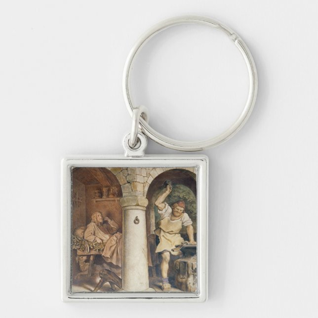 Chaveiro O ferreiro de Ruhla, c.1854 (Frente)