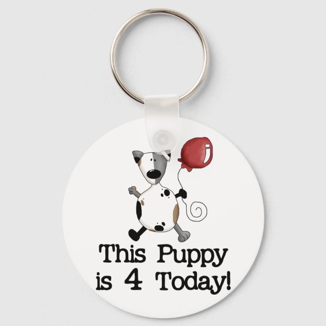 Chaveiro O filhote de cachorro é 4 camisetas e presentes do (Frente)