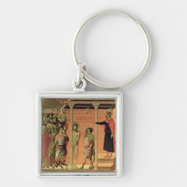 Chaveiro O Flagellation, do altarpiece de Maesta (Frente)