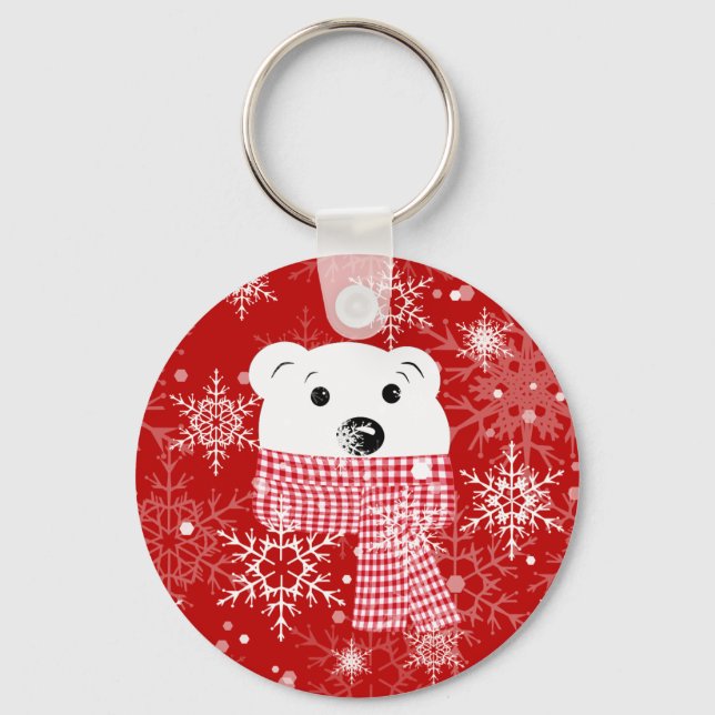 Chaveiro O focinho de um urso polar, Natal (Frente)