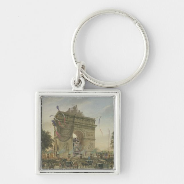 Chaveiro O funeral de Victor Hugo 1885 (Frente)