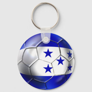 Chaveiro O futebol de cinco estrelas da bola de futebol da