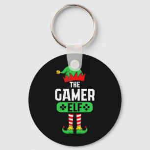 Chaveiro O Gamer Elf Xmas Correspondência Natal Família Pij