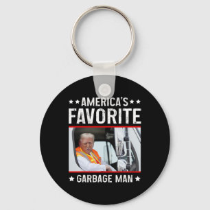Chaveiro O Garge Man Favorito Engraçado Trump Garge Tru
