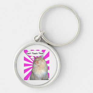 Chaveiro O gatinho do hippy não pode tocar neste!!