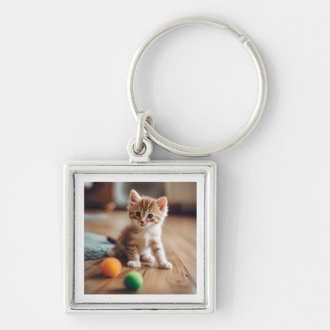Chaveiro o gato adorável (Frente)