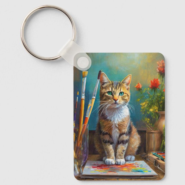Chaveiro O Gato Artístico (Frente)