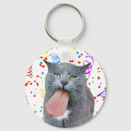 Chaveiro O Gato Da Festa Recebeu Sua Língua?