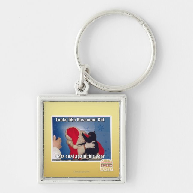 Chaveiro O gato do porão obtem o carvão (Frente)