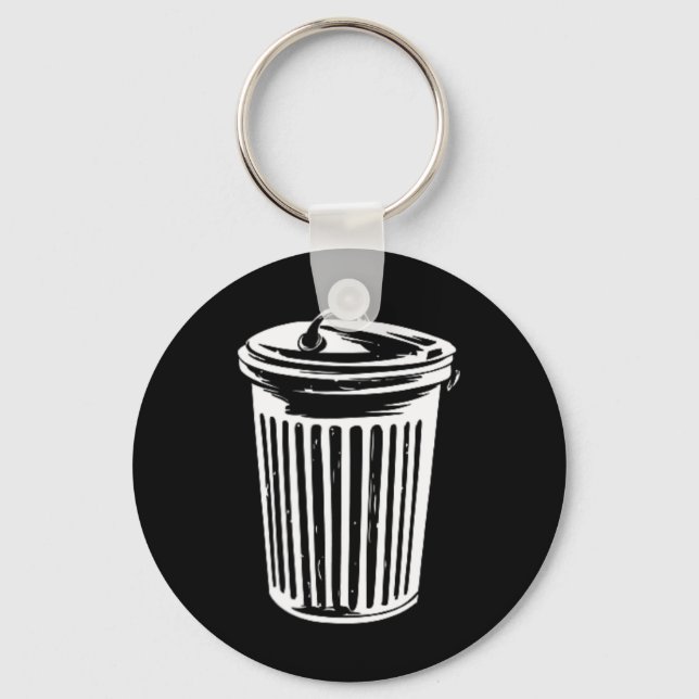 Chaveiro O Gelado de Figurino do Dia das Bruxas Pode Trashc (Frente)