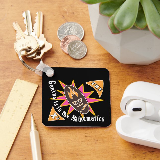 Chaveiro O gênio está na matemática (Mesa)