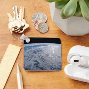 Chaveiro O Glint do Sol Está Vencendo No Oceano Pacífico Su