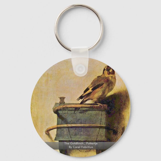 Chaveiro O Goldfinch, Puttertje Por Carel Fabritius. (Frente)