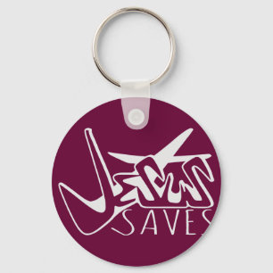 Chaveiro O GRAFITE JESUS SALVAR - o cristo na cruz