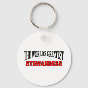 Chaveiro O grande Stewardess do mundo