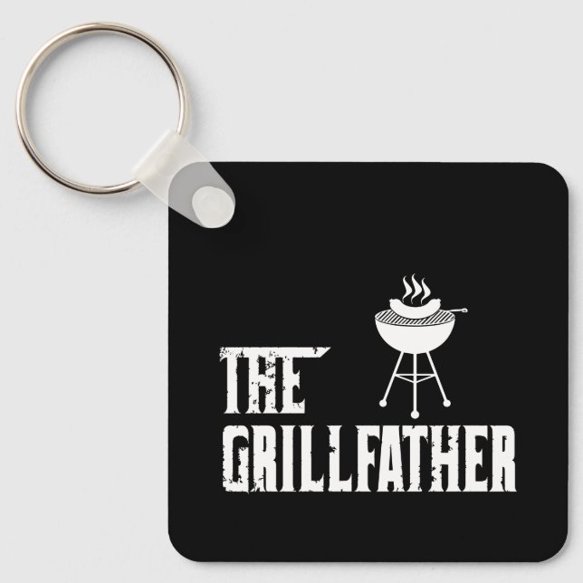 Chaveiro O Grilldad | CHURRASCO | Barbeque | Grill Master (Frente)