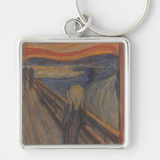 Chaveiro O Gritar da Natureza por Edvard Munch 1893 (Frente)