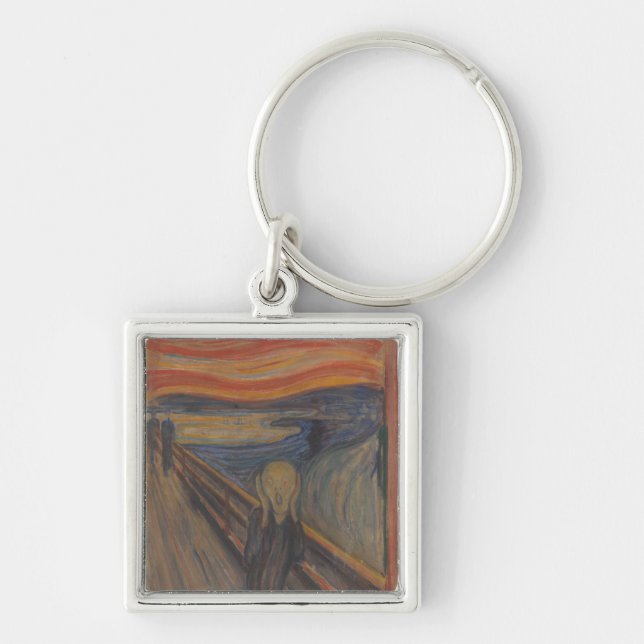 Chaveiro O Gritar da Natureza por Edvard Munch 1893 (Frente)