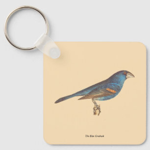 Chaveiro O Grosbeak Azul, os Pássaros de Nova Iorque de Jam